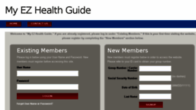 What Myezhealthguide.com website looked like in 2017 (7 years ago)