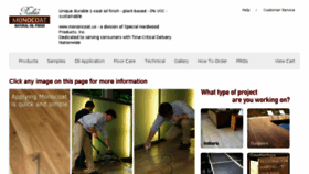 What Monocoat.us website looked like in 2017 (9 years ago)