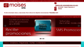 What Moises-sms.com website looked like in 2017 (7 years ago)