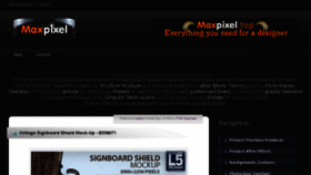 What Maxpixel.top website looked like in 2017 (7 years ago)