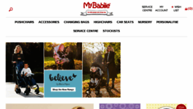 What Mybabiie.com website looked like in 2017 (8 years ago)