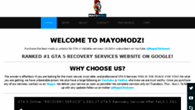 What Mayomodz.com website looked like in 2017 (7 years ago)