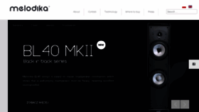 What Melodika.pl website looked like in 2017 (7 years ago)