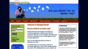 What Myappcentral.com website looked like in 2017 (7 years ago)