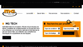 What Mg-tech.fr website looked like in 2017 (7 years ago)