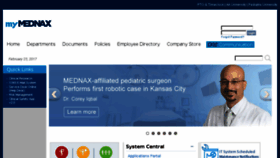 What Mednax.net website looked like in 2017 (7 years ago)