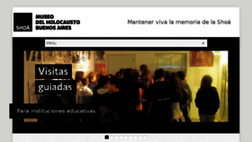 What Museodelholocausto.org.ar website looked like in 2017 (7 years ago)