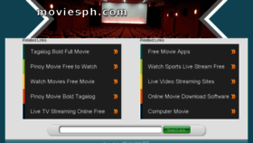 What Moviesph.com website looked like in 2017 (7 years ago)