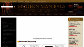 What Modernmanbags.com website looked like in 2017 (7 years ago)