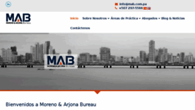 What Mab.com.pa website looked like in 2017 (7 years ago)
