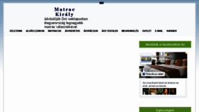 What Matrackiraly.hu website looked like in 2017 (7 years ago)