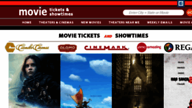 What Movieticketsandshowtimes.com website looked like in 2017 (7 years ago)