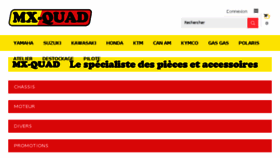 What Mx-quad.fr website looked like in 2017 (7 years ago)