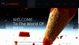 What Mxcreativity.com website looked like in 2017 (7 years ago)
