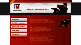 What Montanex.cz website looked like in 2017 (7 years ago)