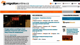 What Migrationonline.cz website looked like in 2017 (7 years ago)