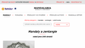 What Mandalaria.com website looked like in 2017 (7 years ago)