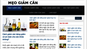 What Meogiamcan.com website looked like in 2017 (7 years ago)