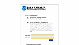 What Mail.jasaraharja.co.id website looked like in 2017 (7 years ago)