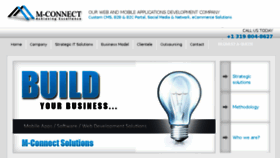 What Mconnectsolutions.com website looked like in 2017 (7 years ago)