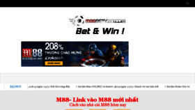 What M88betviet.com website looked like in 2017 (7 years ago)