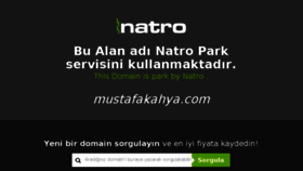 What Mustafakahya.com website looked like in 2017 (7 years ago)