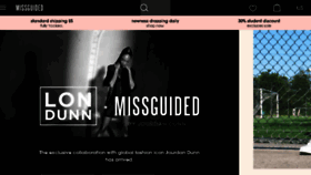 What Missguidedau.com website looked like in 2017 (7 years ago)