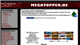 What Megatopper.be website looked like in 2017 (7 years ago)