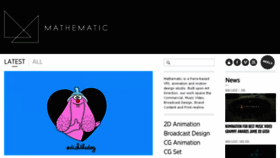 What Mathematic.tv website looked like in 2017 (7 years ago)
