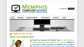 What Memphiscomputersupport.com website looked like in 2017 (7 years ago)