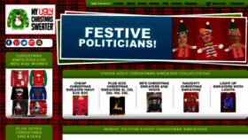 What Myuglychristmassweater.com website looked like in 2017 (7 years ago)
