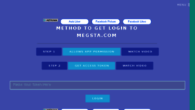What Megsta.com website looked like in 2017 (7 years ago)