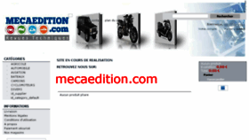 What Mecaedition.fr website looked like in 2017 (7 years ago)