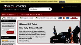 What Mrtuning.se website looked like in 2017 (7 years ago)