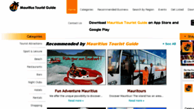 What Mauritius-tourist-guide.mu website looked like in 2017 (7 years ago)