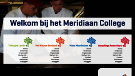 What Meridiaan-college.nl website looked like in 2017 (7 years ago)
