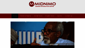 What Midnimo.com website looked like in 2017 (7 years ago)