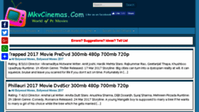 What Mkvcinemas.site website looked like in 2017 (7 years ago)