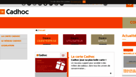 What Macarte-cadhoc.com website looked like in 2017 (7 years ago)