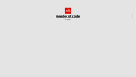 What Masterofcode.com website looked like in 2017 (7 years ago)