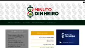 What Minutodinheiro.com.br website looked like in 2017 (7 years ago)