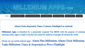 What Milleniumapps.com website looked like in 2017 (7 years ago)