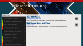 What Minicreditos.org website looked like in 2017 (7 years ago)