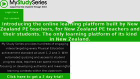 What Mystudyseries.co.nz website looked like in 2017 (7 years ago)
