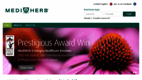 What Mediherb.co.uk website looked like in 2017 (7 years ago)