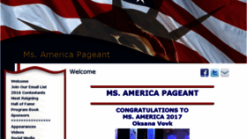 What Msamericapageant.com website looked like in 2017 (7 years ago)