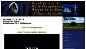 What Morgangrandnational.com website looked like in 2017 (7 years ago)