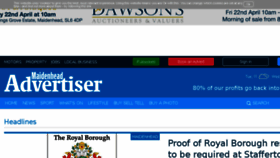 What Maidenhead-advertiser.co.uk website looked like in 2017 (7 years ago)
