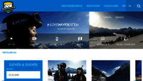 What Mayrhofen.at website looked like in 2017 (7 years ago)