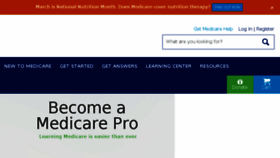 What Medicareinteractive.org website looked like in 2017 (7 years ago)